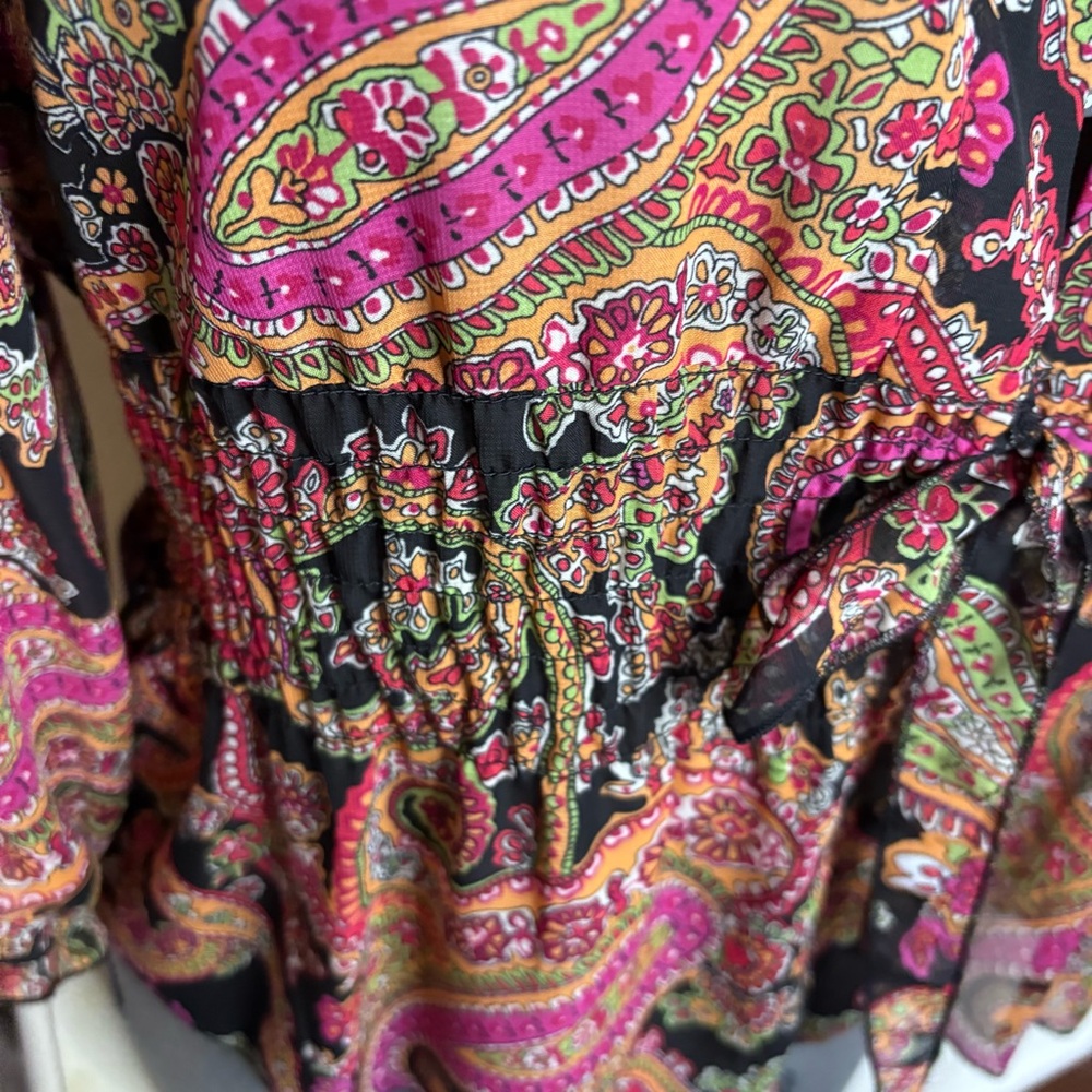 Coldwater Creek Multicolor Paisley Top‎ - Picture 3 of 9